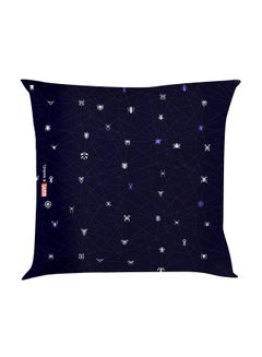 Buy Marvel Icons Pattern Cushion Cover Multicolour 40x40cm in UAE