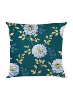 Buy Floral White Flower Cushion Cover Multicolour 40x40cm in UAE