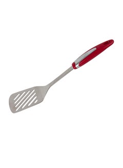 Buy Stainless Steel Spatula Turner Red/Silver 35centimeter in UAE