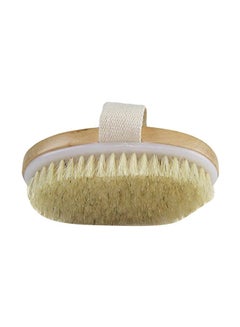 Buy Dry Skin Shower Brush Brown/Beige in Saudi Arabia