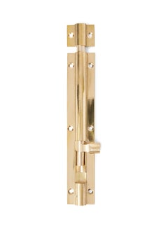 Buy Brass Tower Bolt Lock Gold 1/2 X 3inch in UAE