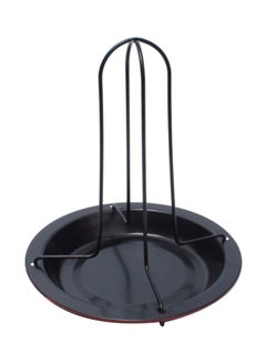 اشتري Chicken Roaster Rack With Bowl أسود/أحمر 17x19 سنتيمتر في مصر