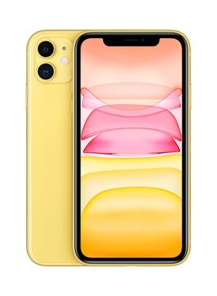 Buy iPhone 11 With FaceTime Yellow 64GB 4G LTE - International Specs in Saudi Arabia