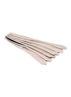 Buy 6-Piece Stainless Steel Knife Set Silver in Saudi Arabia