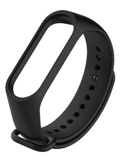 Buy Silicone Replacement Band For Xiaomi Mi Band 4 Black in Egypt
