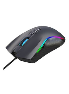 Buy A869 Six Adjustable DPI Macro RGB Gaming Mouse Black in Saudi Arabia