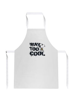 Buy Peanuts: Way Too Cool Apron White/Black 78 x 69cm in Egypt