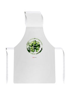 Buy Marvel: Hulk Icon Panel Art Apron White/Green 78 x 69cm in Egypt