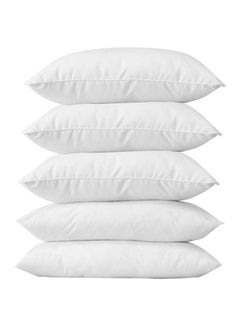 اشتري 5-Piece Pillows Set قطن أبيض في الامارات