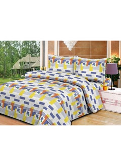 Buy Printed Bedsheet cotton Multicolor in UAE