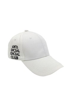 Buy Korean Version Of Embroidered Vogue Baseball Cap White in Saudi Arabia