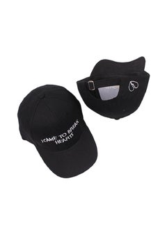 Buy Embroidery Design Vogue Cap Black in UAE