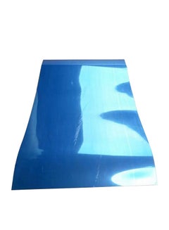 Buy Waterproof Self-Adhesive Mirror Sticker Blue 50x10x1cm in UAE