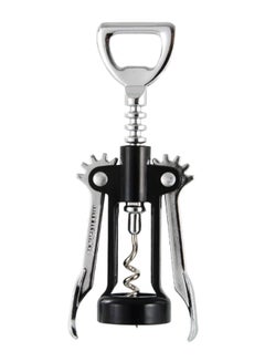 Buy Stainless Steel Cork Screw Silver/Black in UAE