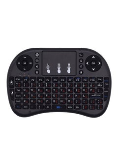 اشتري لوحة مفاتيح لاسلكية صغيرة مع لوحة لمس - اللغة العربية/الإنجليزية أسود في مصر