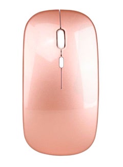 Buy Portable Wireless Ultra-Thin Silent Mouse Rose Gold in Saudi Arabia