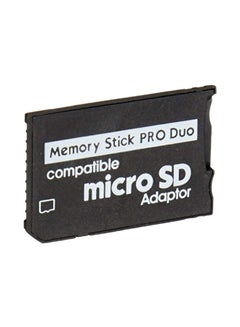 اشتري Memory Stick Pro Duo Micro SD Adapter أسود في الامارات