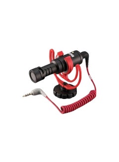 Buy On-Camera Microphone With Rycote Lyre Shock Mount Videomicro Black/Red in UAE