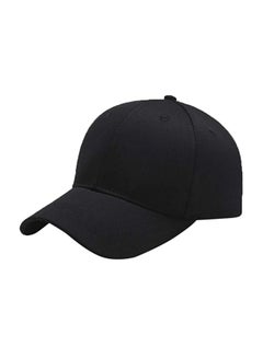 Buy Simple Baseball Cap Black in Saudi Arabia