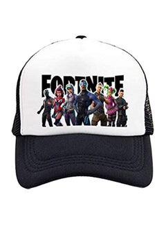 Buy Fortnite Printed Summer Cap White/Black in Saudi Arabia