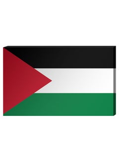 Buy Palestinian Flag Wall Decor Painting With Inner Frame Multicolour 40 x 60cm in Saudi Arabia