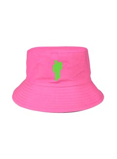 Buy Billie Eilish Printed Bucket Hat Pink in UAE