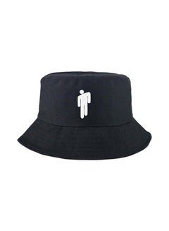 Buy Billie Eilish Printed Bucket Hat Black in Saudi Arabia