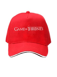 Buy Game Of Thrones Pattern Cap Red in Saudi Arabia