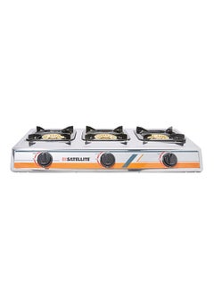 Buy 3-Burner Steel Oven NS-303 Silver in UAE