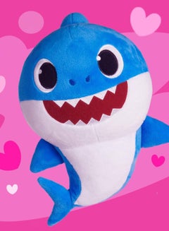 Buy Cute Beautiful Cartoon Shark Music Plush Soft Cuddling Toy Durable Authentic 6.9x8.3x11inch in Saudi Arabia
