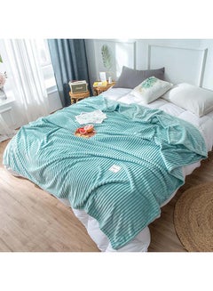 Buy Soft Solid Color Simple Blanket cotton Multicolour 180x200cm in UAE