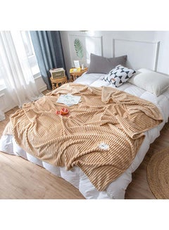 Buy Soft Solid Color Simple Blanket Cotton Multicolour 130x160centimeter in UAE