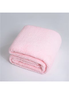 Buy Soft Comfy Sleeping Blanket cotton Pink 150x200cm in UAE