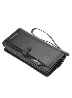 Buy Ultrathin Portable Multilayer Wallet Black in Saudi Arabia