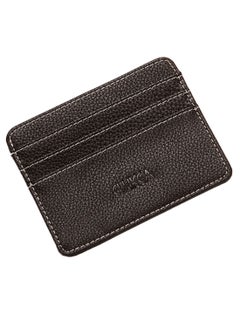 Buy Portable Multi-Layer Anti-Theft Card Holder Brown in Saudi Arabia