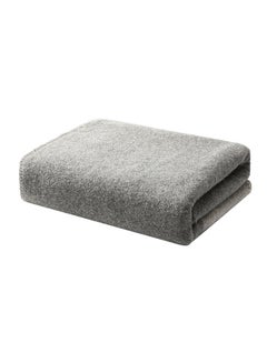 Buy Plain Style Soft Warm Comfy Blanket Cotton Grey 150x200centimeter in UAE