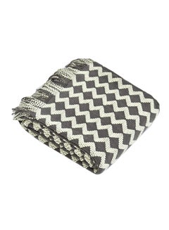 Buy Wave Pattern Casual Warm Blanket polyester Multicolour 120x200cm in Saudi Arabia