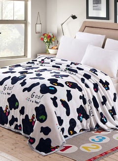 Buy Modern Design Home Blanket cotton Multicolour 200x230cm in UAE