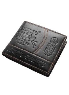 Buy Creative Pattern Comfy Fashion Wallet Black in Saudi Arabia