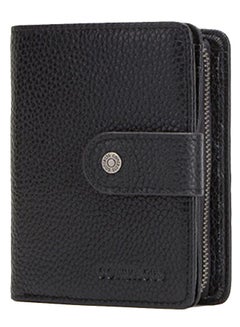 اشتري Lightweight Retro Fashion Wallet Black في السعودية