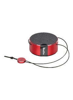 Buy Mini Wireless Bluetooth Speaker With Lanyard Red/Black in Saudi Arabia