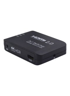 اشتري HDMI 2.0 3x1 Switch Splitter أسود في الامارات