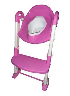 Buy Foldable Toilet Seat With Adjustable Ladder in Saudi Arabia