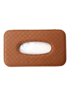 Buy Universal Car Facial Tissue Box Case Holder With Napkin in Saudi Arabia