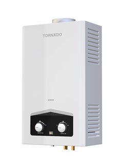 Buy TORNADO Gas Water Heater 6 Liter Digital, Petroleum Gas, GHM-C06CTE-W White in Egypt