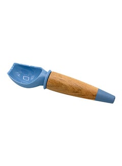 Buy Silicone Spoon Blue/Beige in Saudi Arabia