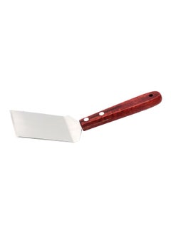 Buy Wooden Handle Pizza And Cake Knife Silver/Brown in Saudi Arabia