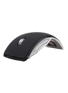 Buy Optical 2.4G Foldable Wireless Mouse USB Folding Mouse Receiver Ergonomic Mice Black in Saudi Arabia