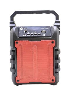 Buy Portable Bluetooth Speaker Black/Red in Saudi Arabia