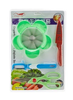 Buy 4-Piece Kitchen Tools Set Multicolour in UAE